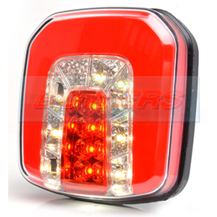 WAS W146 12v/24v Universal Square Neon LED Combined Rear Tail, Fog And Reverse Light Lamp